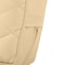 Classic Accessories Montlake FadeSafe Patio Chair/Loveseat Back Quilted Cushion, 25x22x4 Inch, Chamomile 62-064-CREAM-EC - alternate 2